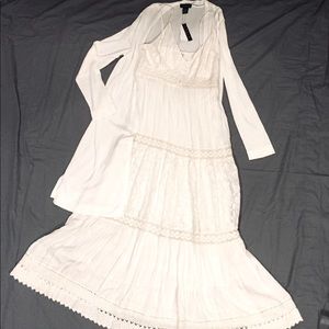 Maxi Dress Cardigan Set